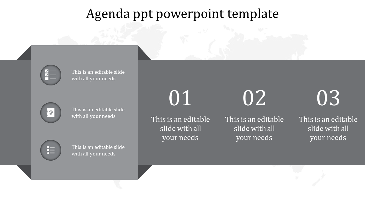 Buy our Agenda PPT Design Background Slides Presentation